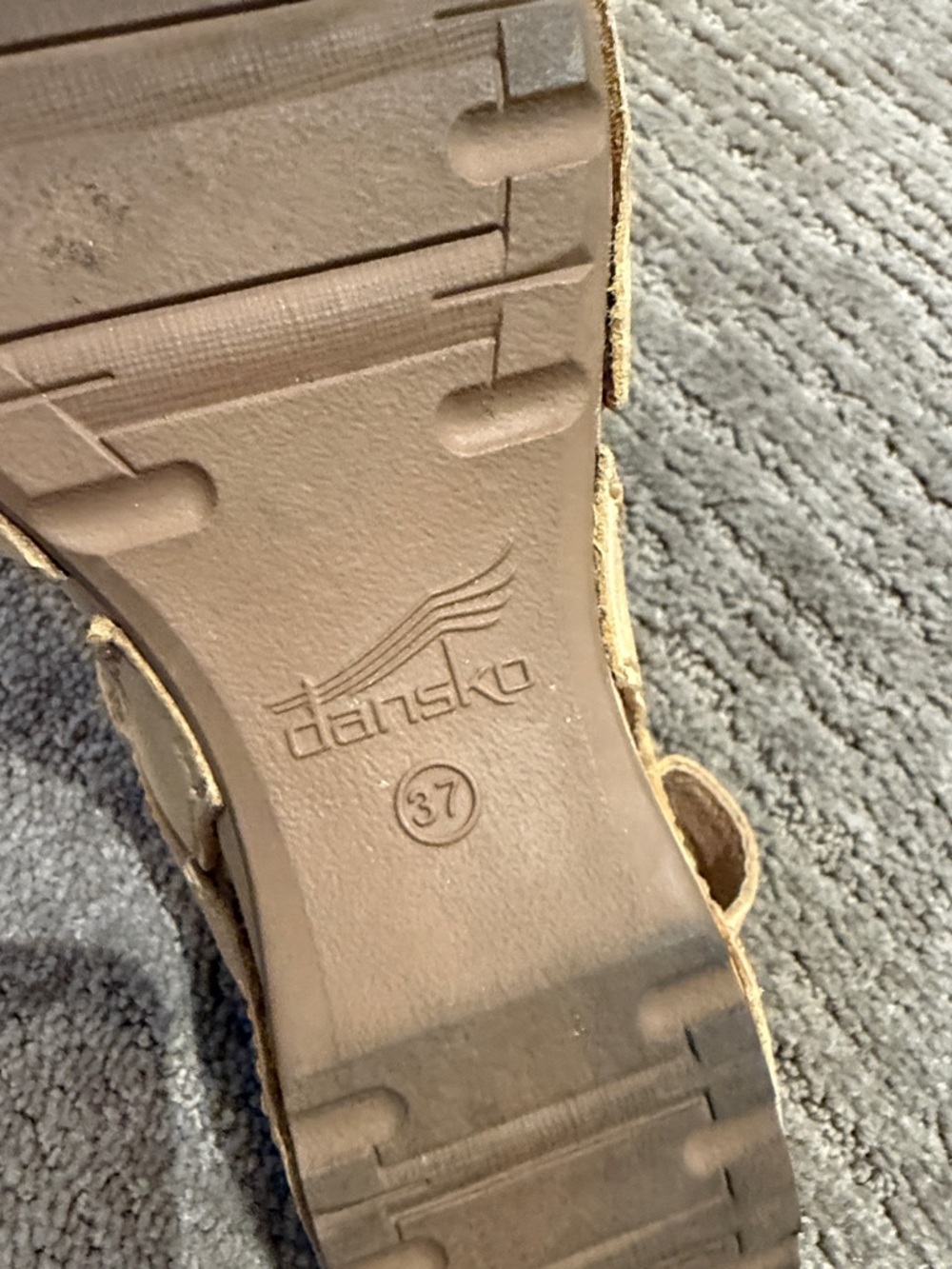 Dansko Tiffani Wedge Mary Jane Strap Shoes size 37 - Picture 9 of 9
